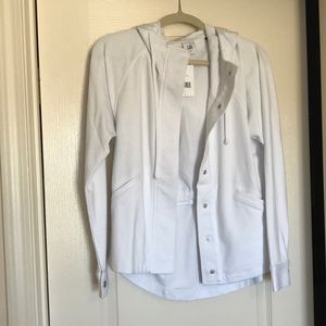 Cabi Soho White Hoodie NWT